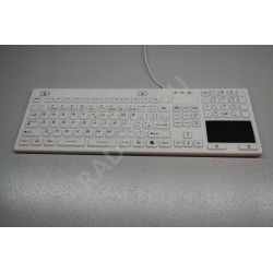 SK314-BL Waterproof antibacterial silicon keyboard with touchpad and backlit